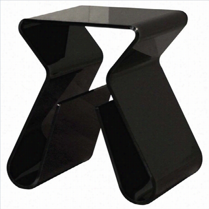 Baxton Studio End Table In Black