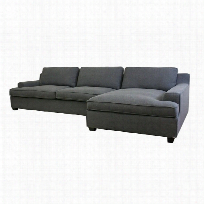 Bxton Studio K Aspar Secyional Sofa In Gray