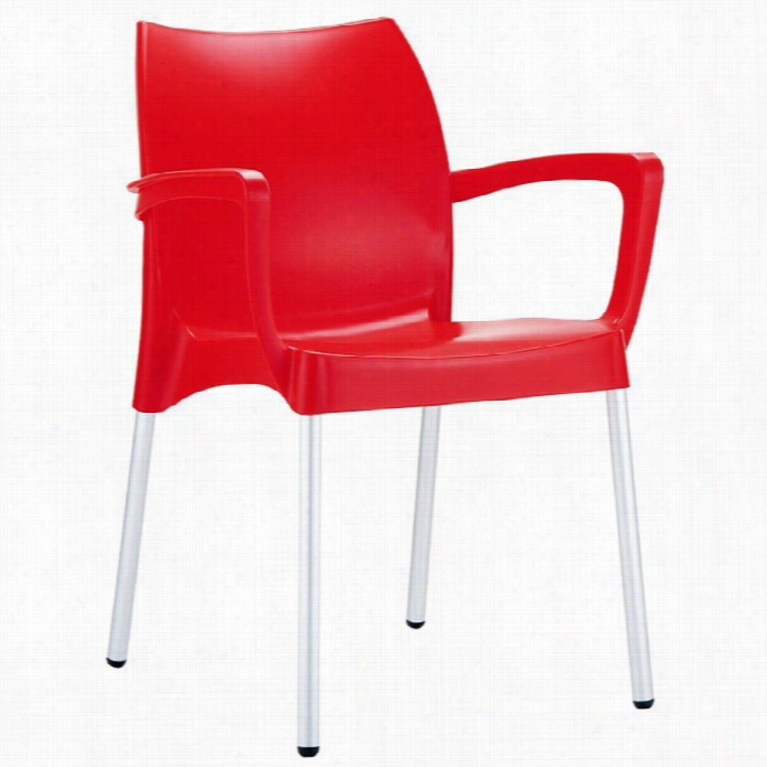 Compamia Dolce Resin Outd Oor Armchair In Red