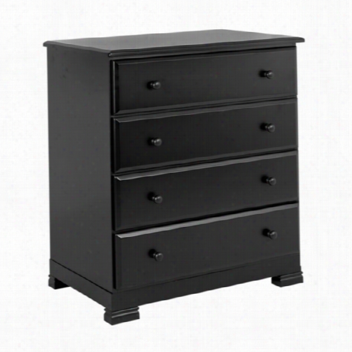 Davinci Kalani 4 Drawer Chest In Ebony Finish