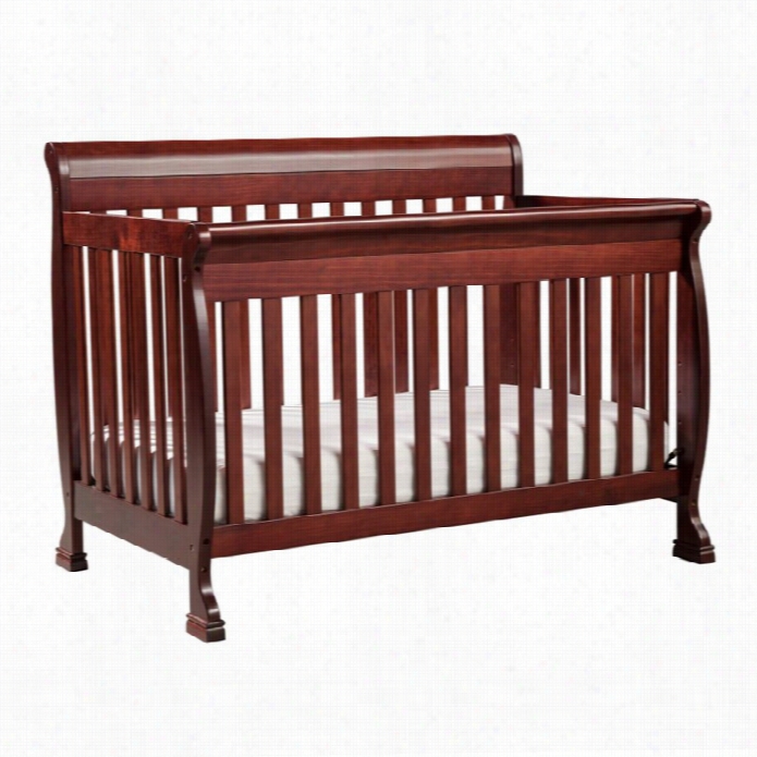 Davinci Kalani 4-in-1 Convertible Babyy Crib With Toddler Rail In Cherry