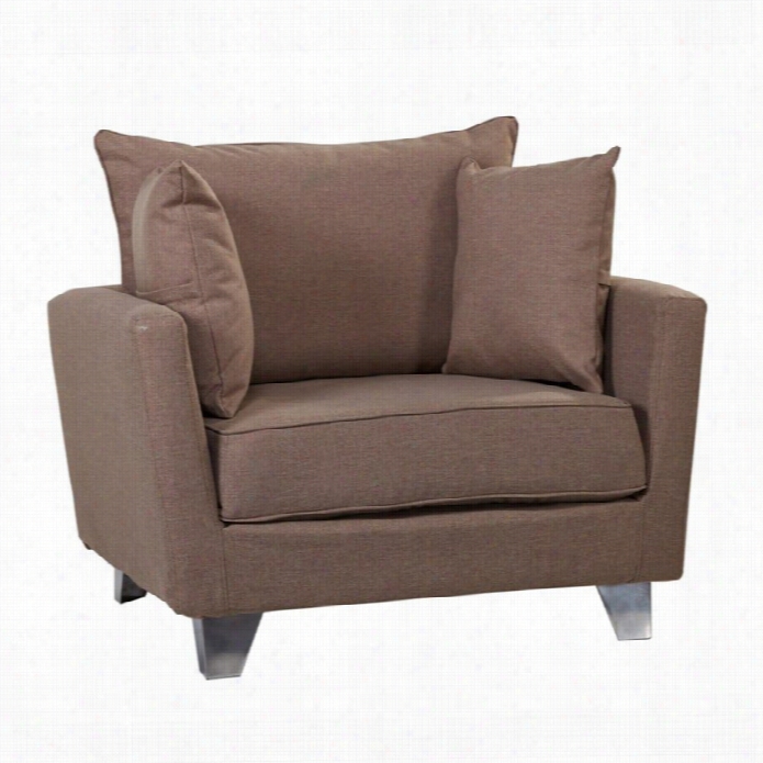 Godl Sparrow Lexnigton Fabric Weapon  Chair In Cappuccino