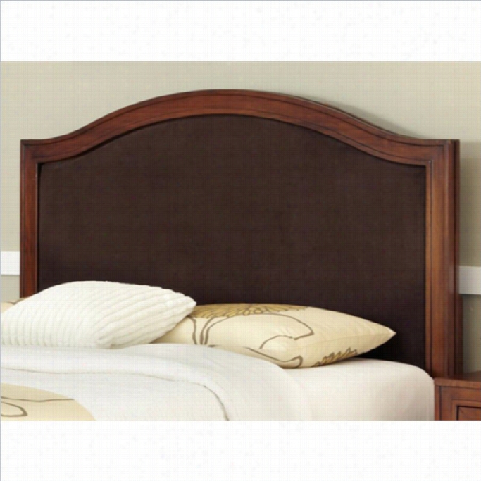 Home Styles Duet Cameoback Panel Headboard In Brown-king