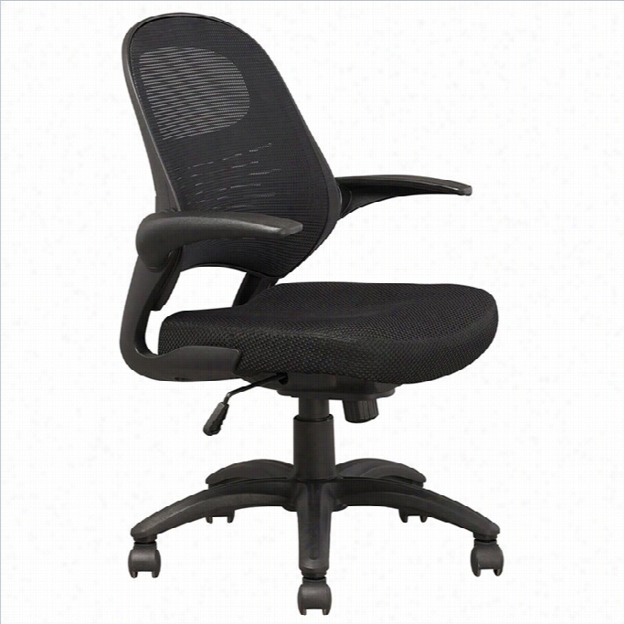 Manhattan Comfort Mercer Office Chair In Black
