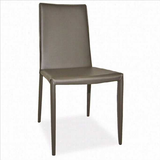 Moe's  Lusso Dining Chair In Charcoal