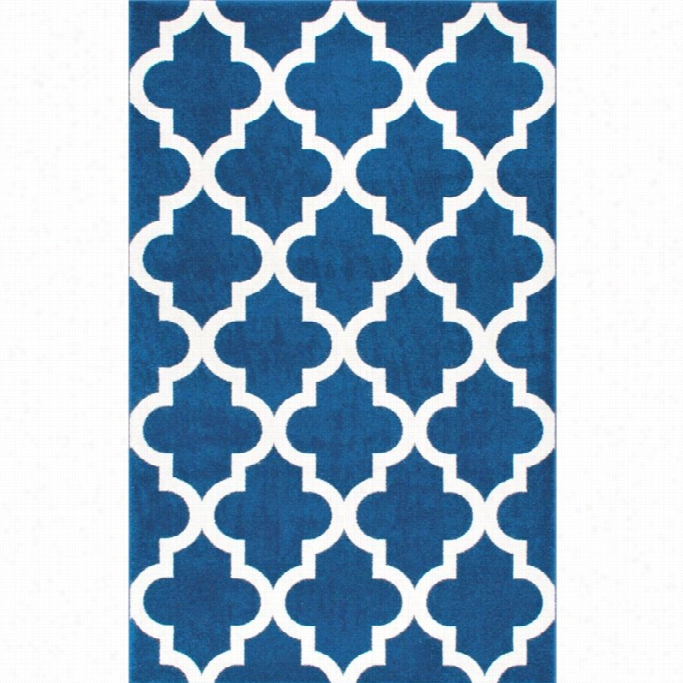 Nuloom 7' 10 X 10' 10 Meeker Tellis Rug In Navy