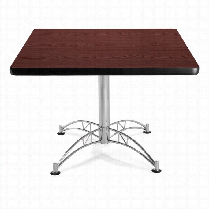 Ofm 42 Square Table In Mahogany