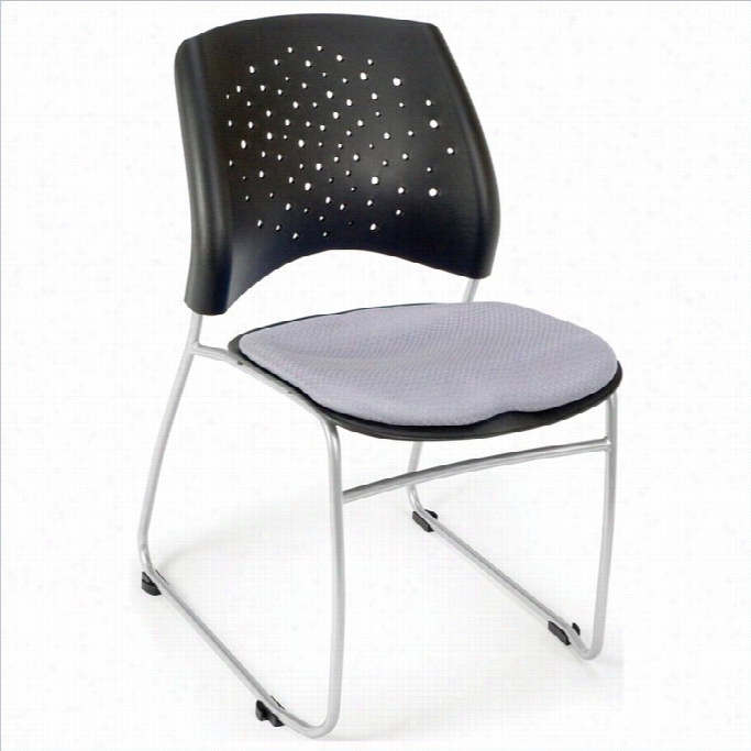 Ofm Star Stack Stacking Chair In Putty