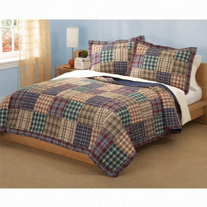 Pem America Bradley Twin Quilt With Pillow Sham