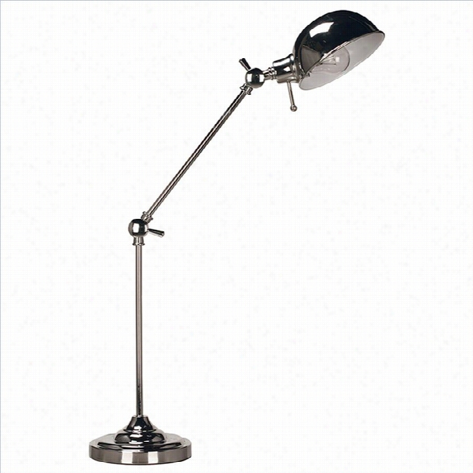 Renwil Elgin Table Lamp In  Chrome