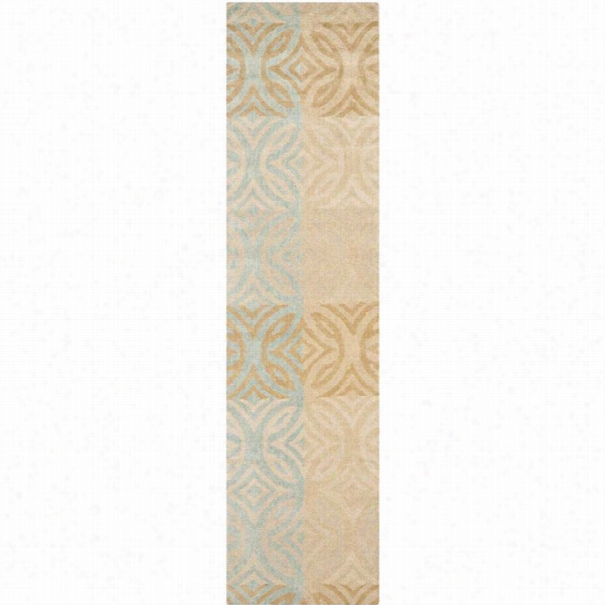 Safavieh Wynndham Beige Cotnemporary Rug - Runner 2'3 X 9'