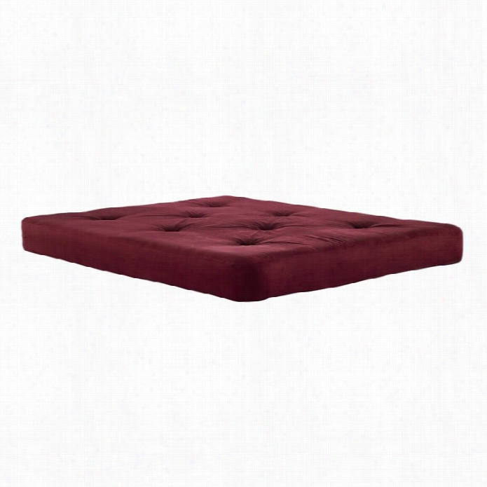 Signature Slee P Full Certipur-us Foam Futon Mattress In Merlot