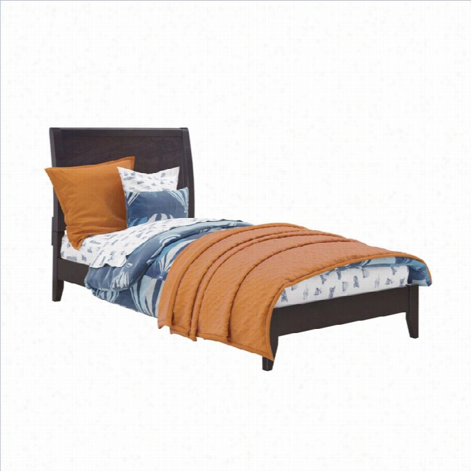 Sonax Corlivig Ashland Twin Single Bed In Dark Cappuccino