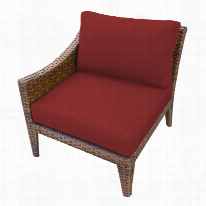 Tkc Manhattan Rigt Aem Outdoor Wicker Chair In Terracotta