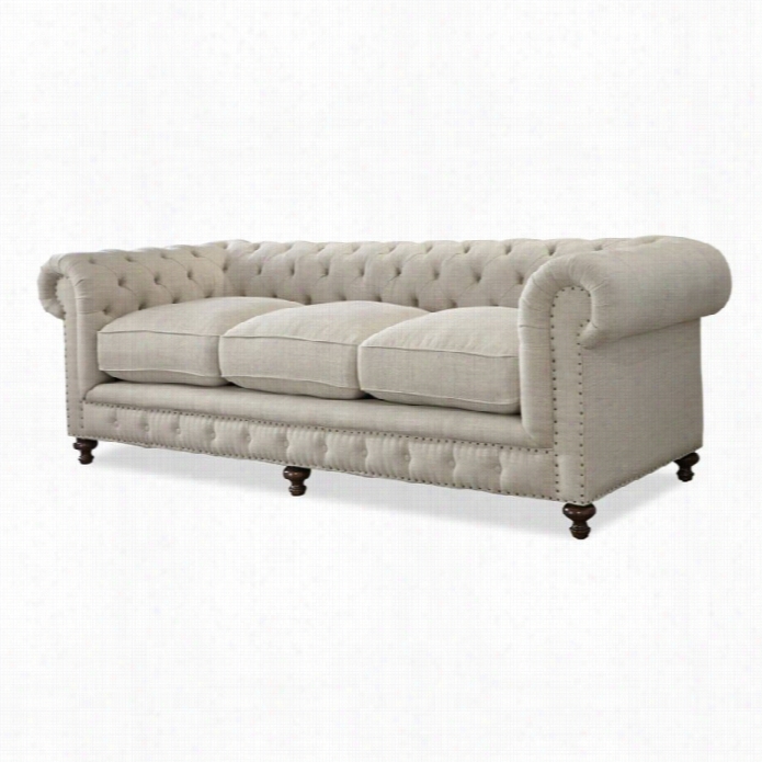 Universal Furniture Berkeley  Upholstere D Sofa In Linen