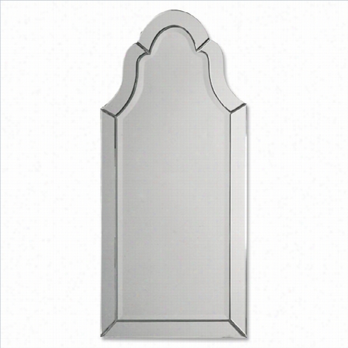 Extreme Hov An Frameless Arched Beveled Mirror