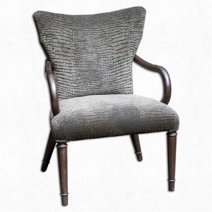 Utterm Ost Lagan Reptile Pattern Accent Chair