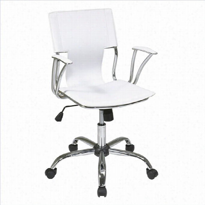 Avenue Six Dorado Office Chair In White