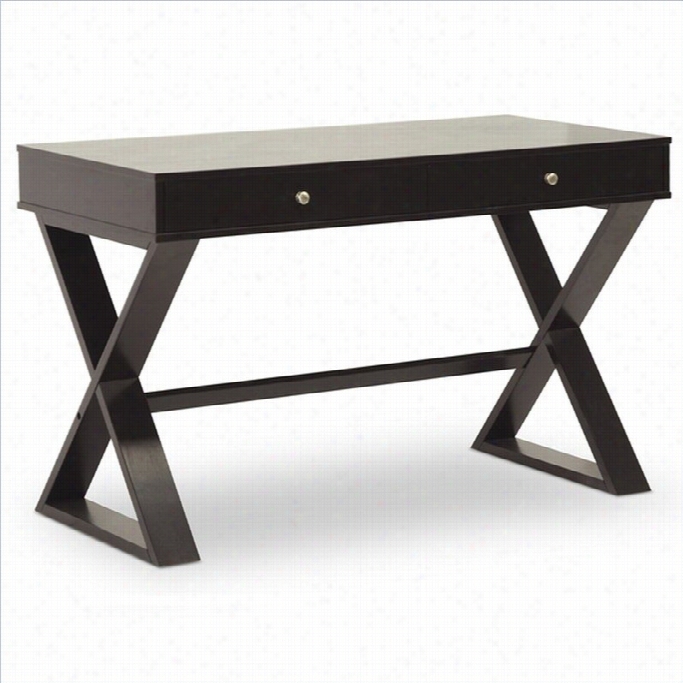 Baxton Studio Ottwell Desk In Dadk Brown