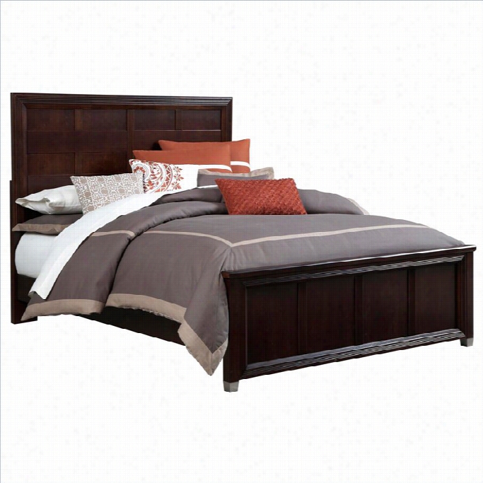 Broyhill Eastlak E 2 Panel Bed In Wwarm Brown Cherry