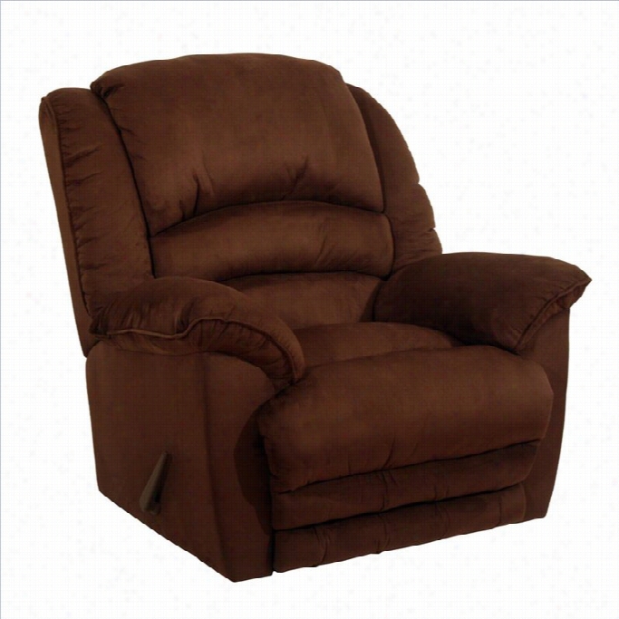 Catnapper Revolver Chaise Rockerr Cliner Chair In Chocolate