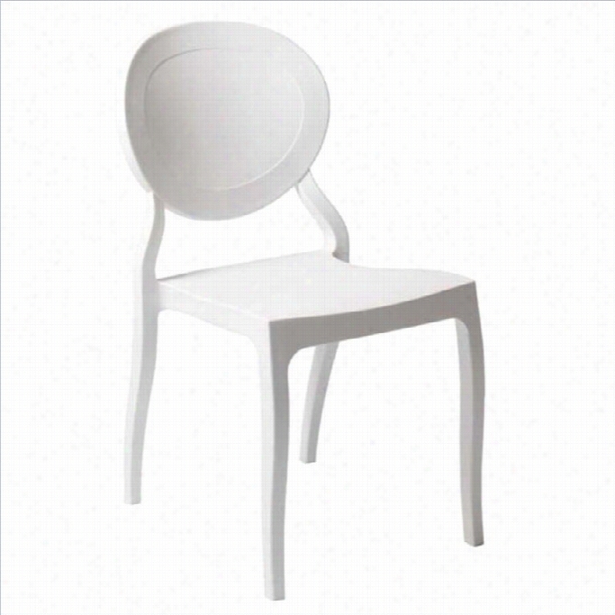 Eurostyle Vasska Dining Chair In White