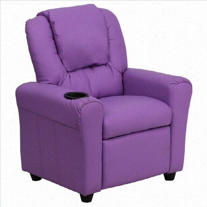 Flash Furniture  Kids Reclnier In Lavender