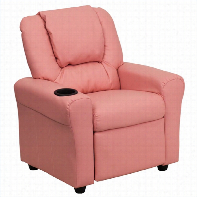 Flash Furniture Kids Recliner In Pink