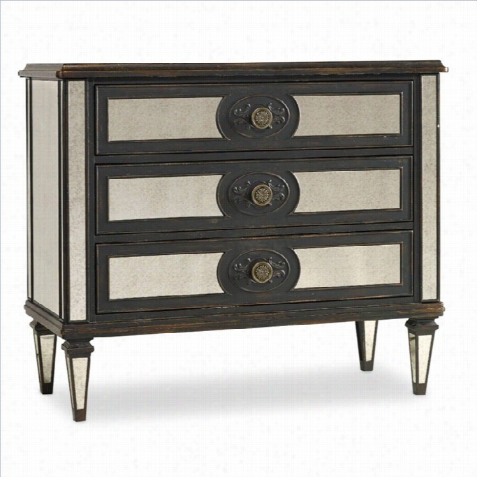 Hooker Furniture 3-drawer Acceted Mirrored Accent Chest