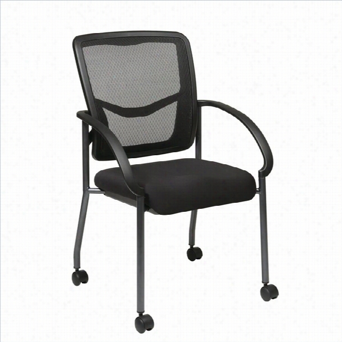 Office Fate Progrid Back V1sitors Guest Chair In Coal