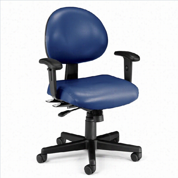 Ofm 24 Hour Task Office Chair With War In Navy