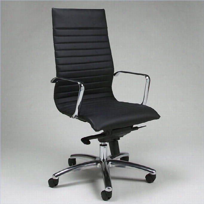 Pastel Furnituer Kaffinao Ffice Chair In Black