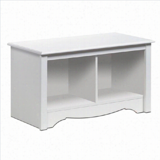 Prepac Monterey White Twin Ucbyb Bench