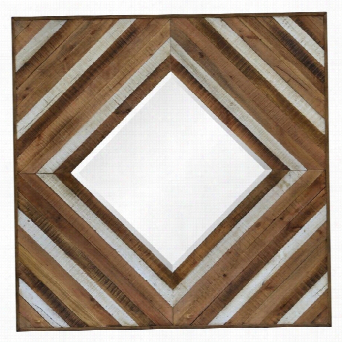 Renwil Portale Mirror In Reclaimed Wood