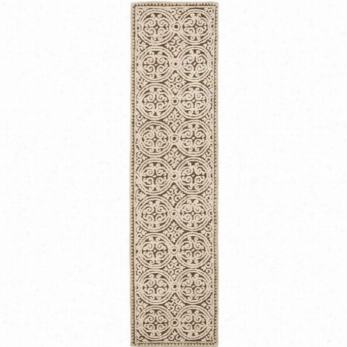 Safavieh Cambridgs Brown Tarnsitional Rug - Runner 2'6 X 14'