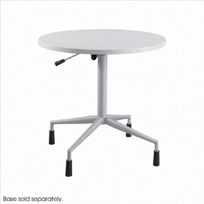 Safco Rspv Roundd Table Top In Gray-30 Inch Iameter