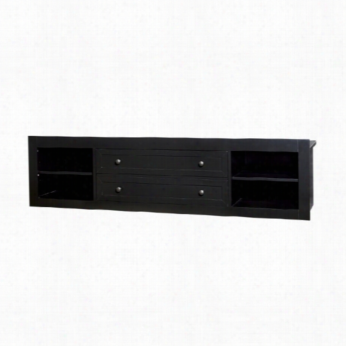 Smartstuf Fblack And White Storage Unnit With Side Rail Panel In Black