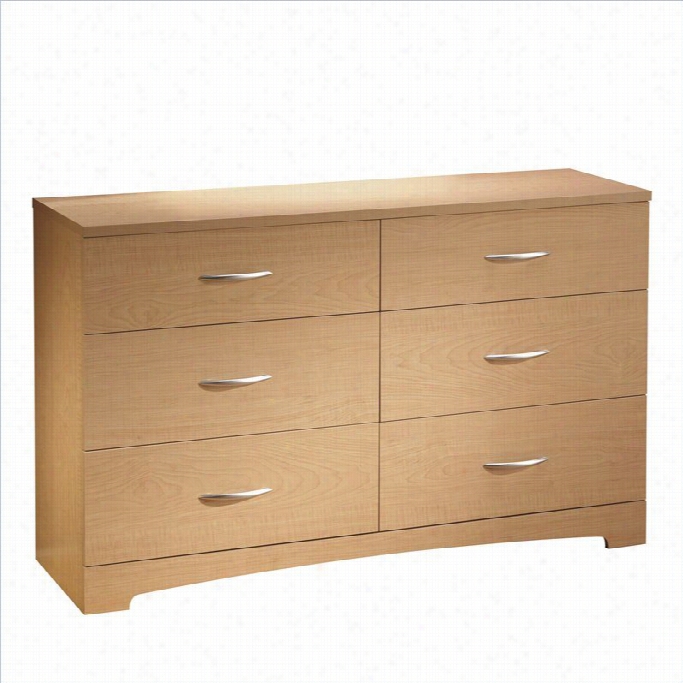 Sou Th Shore Co Pey Double Dresser In Natural Maple