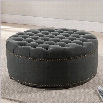 Baxton Studio Iglehart Ottoman in Gray