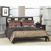 Modus Furniture Nevis Riva Modern Low Profile Platform Bed in Espresso-Full
