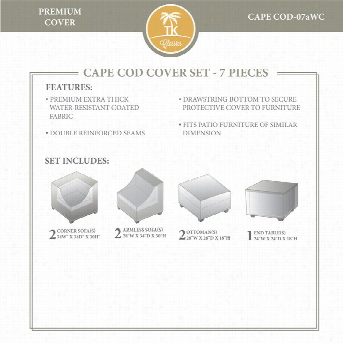 Tkc Cape Cod 7 Piece Winter Cover Setin Beige