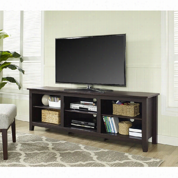 Walker Edison 70 Essentials Tv Stand In Espresso