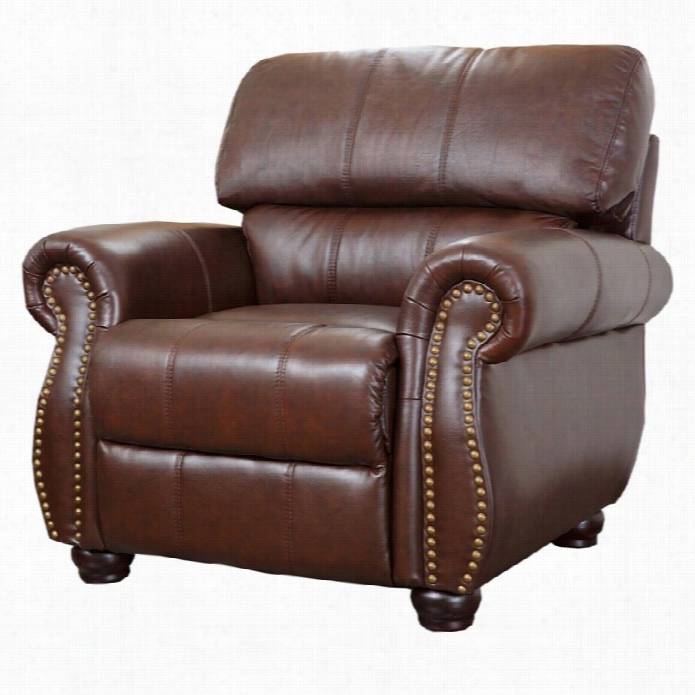 Abybson Livingl Ea-lee Leather Arm Chair In Brown