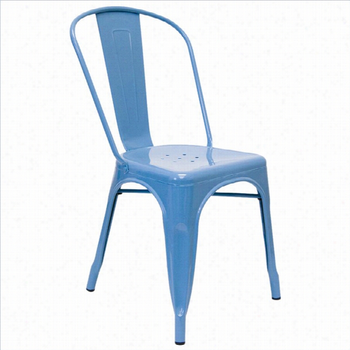 Aeon Furniture Garvin Dining Chair In Dream Blue (set Of 2)