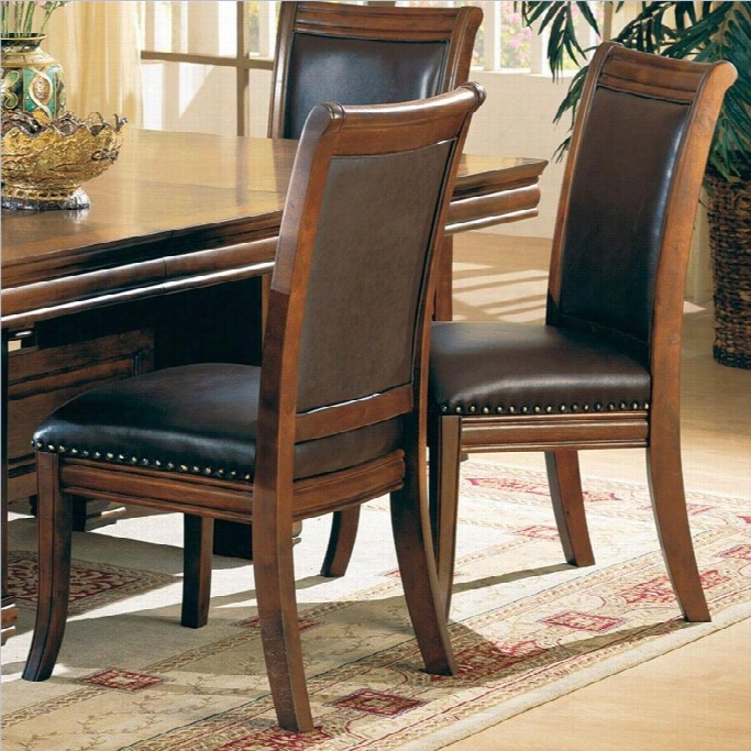 Coaster Westminsteer Dining Chaair In Cherry