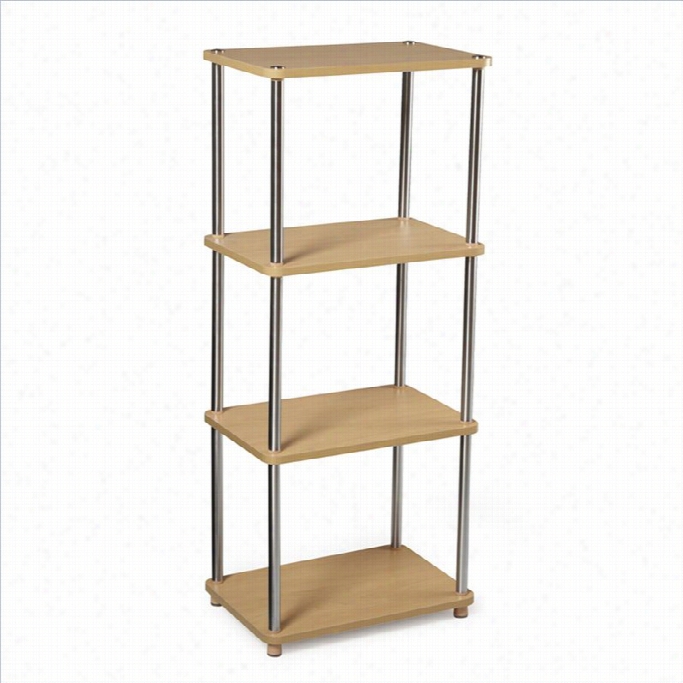 Convenience Concepts De Sigsn2go 4-tier Tower In Natural