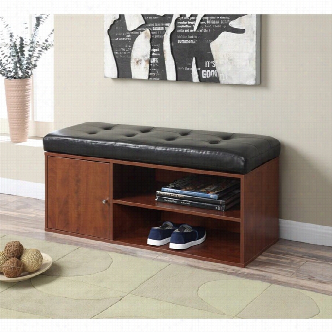 Convenience Concepts Design4scomfort   Liberty Storage Bench In C Erryy