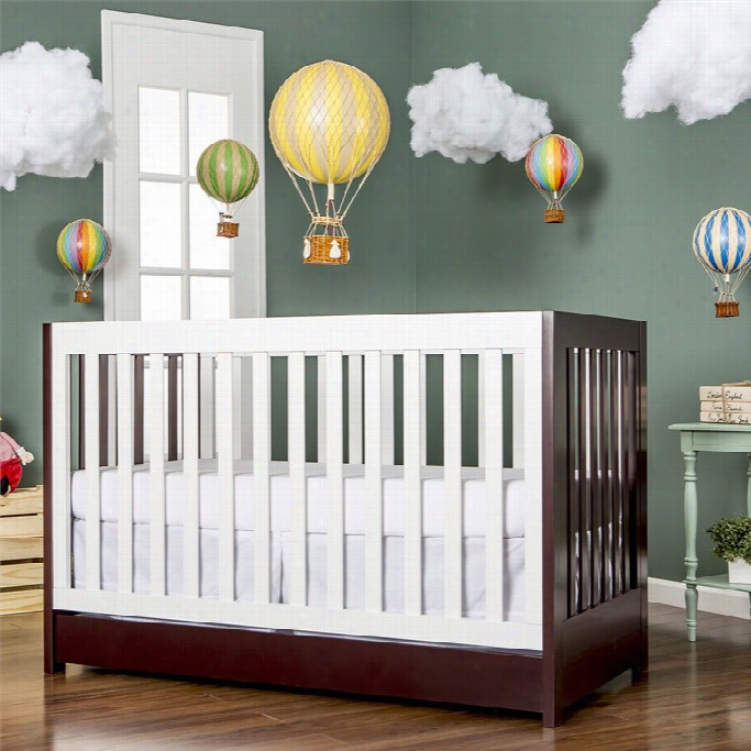 Dream On Me Milano 5-in-1 Convertible Crib I Nchocolate