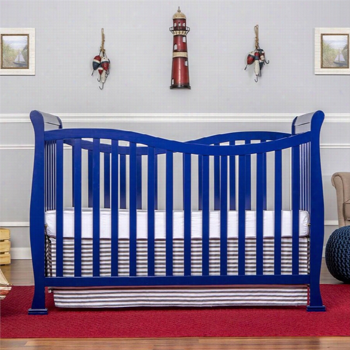 Dream On Mev Iolet 7-in-1 Convertible Life Style Crib In Royal Blue