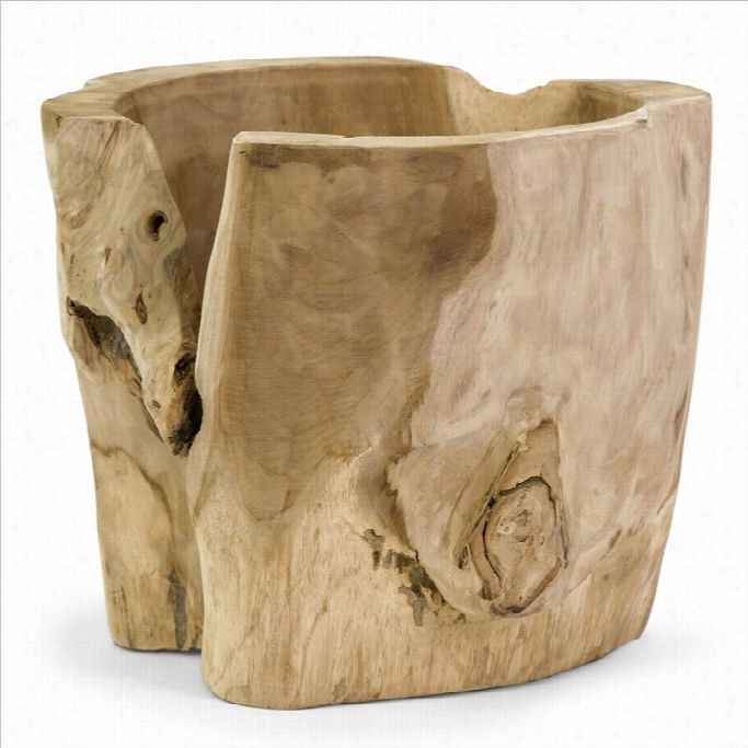 Imax Corporation Macaque Teakwood Vase